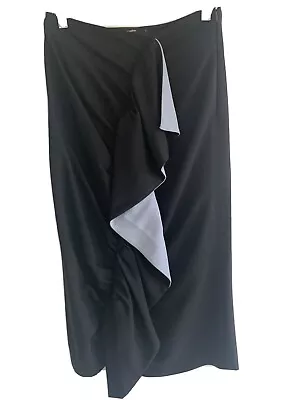 Bassike Black Frill Skirt Size 0 • $49