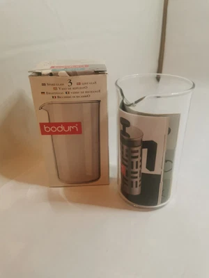 £13.99 • Buy Bodum Spare Cafetiere Glass 0.35L 3 Espresso Cup Size Genuine Part Boxed