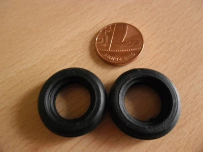 2413 Two Front Tyres 3185 5954 - Plane Playmobil Spare Parts • £3.30