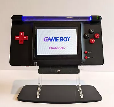 Nintendo Game Boy Macro - Black And Red - Custom Game Boy Advance • £39.95