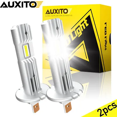 AUXITO H1 LED Headlight Kit Bulbs High Low Beam Super White 20000LM Combo 2 • $22.79