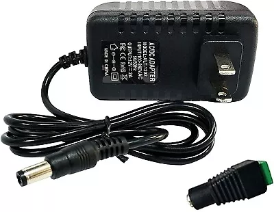 Universal 12V 1.5A AC DC Power Supply 2.1mm Adapter Switch 18W Charger CCTV LED • $4.25