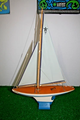 $9.99 • Buy Vintage  Star Yacht Birkenhead Pond Boat Sailboat England Pacific Star