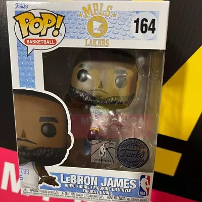 **IN HAND** SPECIAL EDITION Funko Pop! LA LAKERS LEBRON JAMES CITY EDITION #164 • $34.99