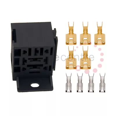 High Quality Relay Base Holder For 4 5 & 9 Pin Flasher Unit - Heavy Duty Power • $4.03