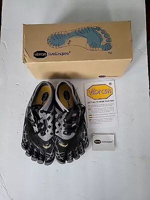 Vibram FiveFingers SeeYa LS Shoes 13M3801 Black/Grey/Silver Size40 • $70