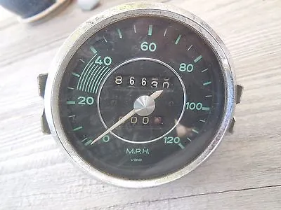 Porsche 356 Original VDO Speedometer Date Stamped 11 / 60 • $625.50