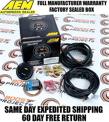 AEM X-Series Tru-Boost Electronic Boost Controller Gauge -29 To 80 Psi 30-0352 • $358.95