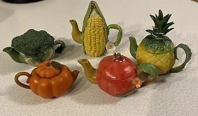 Vintage Khien Miniature Teapot Lot Of 5 • $44.99