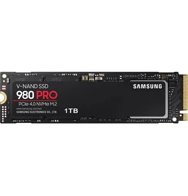 Samsung 980 PRO 1TB SSD M.2-2280 PCIe 4.0 X4 NVMe Solid State Drive • £59.99