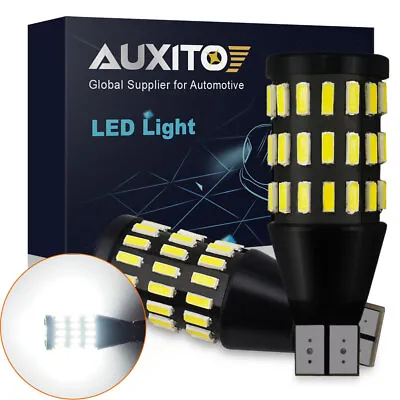 AUXITO T15 2x Backup Light Reverse W16W CANBUS 192 921 912 54SMD LED 6500K WHITE • $11.39