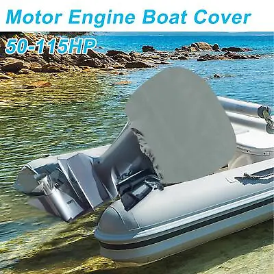 600D Outboard Boat Motor Covers For Yamaha For Mercury For 50-115HP Gray • $21.06