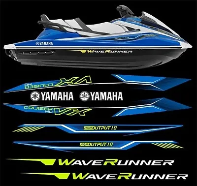 Yamaha Jetski Waverunner Vx Cruiser Ho Graphic Set / Kit Decal / Stickers • $139