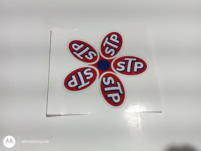 Vintage STP Flower Power Sticker  Reproduced  Sold In Lots Of (2  ) Shipps FREE! • $8.99