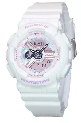 Casio Baby-G Analog Digital Shock-Resist Led Light BA-110FH-7A 100M Ladies Watch • $186.11