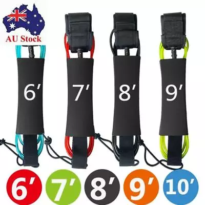 TPU Surf Leash 6-10ft Surfboard Leash Durable SUP Board Surf Leg Rope • $24.11