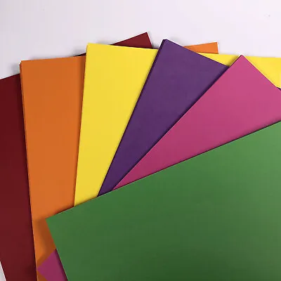 A4 Coloured Card 10 Sheets 160gsm Thin Craft Card A4 Printer Photocopier Card • £4.29