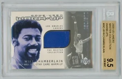 Wilt Chamberlain Warm-up Jersey /300 BGS 9.5 2000 UD Lakers Master Collection • $500