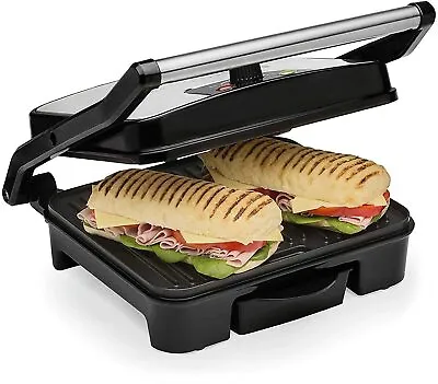 £34.99 • Buy Panini Press & Health Grill 2000W With Extra Large Non-Stick Plates Andrew James