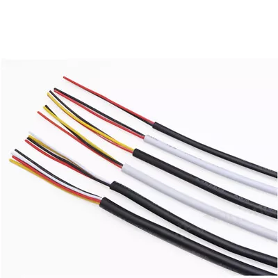 22AWG Stranded Cable Wire PVC Flexible 2-10 Cores Conductors Wires 300V UL2464 • $10.65