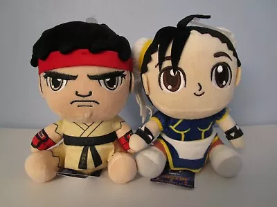$14.99 • Buy Ryu & Chun Li - 6  Stubbins Plush - Official Capcom Street Fighter New W/ Tags