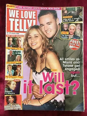 WE LOVE TELLY Mag 22-01-2005 SAMIA GHADIE (SMITH) Robson Green Coronation Street • £9.99