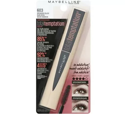 Maybelline Newyork Total Temptation Full Fluffy Lashes - 603 Brownish Black NEW • $9.99