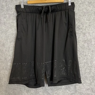 $19.50 • Buy Puma Men's Designer Black  Logo Classic Running Basketball Shorts L  (1580)