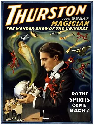 9526.Thurston The Great Magician.do Sports Return?POSTER.decor Home Office Art • $29