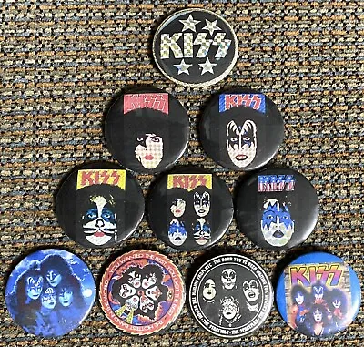 KISS - 10 Pack Of 1.25” Buttons • $14.99