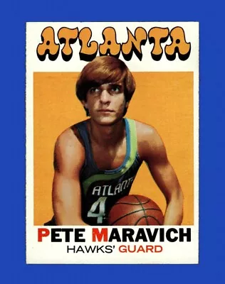 1971-72 Topps Set-Break # 55 Pete Maravich EX-EXMINT *GMCARDS* • $10