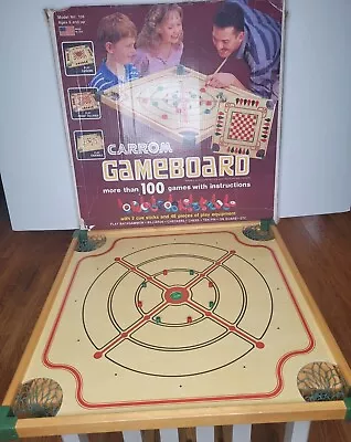 Vintage Carrom GameBoard Model 108P ~ Original Box And Gameboard Only  • $47.99