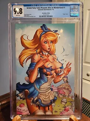 Grimm Fairy Tales Alice In Wonderland #1 Mike DeBalfo Virgin Variant 9.8 CGC '12 • $150