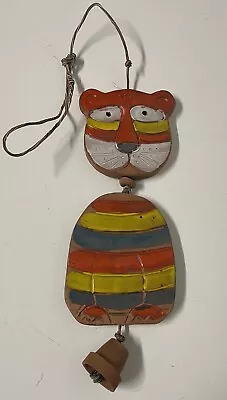 Vintage Pacific Stoneware Tiger Wind Chime  • $95