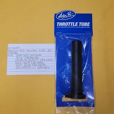 Motion Pro Throttle Tube #01-0097 Honda CRF250R/RX/X CRF450R/RX/X • $12.95