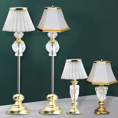 $3.97 • Buy Dollhouse Mini Night Light Warm Light Table Lamp W/Battery Box Doll Home De;~j