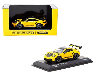 MINICHAMPS X TARMAC - SIGNAL YELLOW  PORSCHE 911 (992) GT3 RS LIMITED TO 999 PCS • $32.95