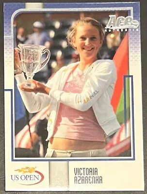 2008 Victoria Azarenka #us 13 Tennis Rookie Rc Ace Authentic Us Open Grand Slam • $4.99