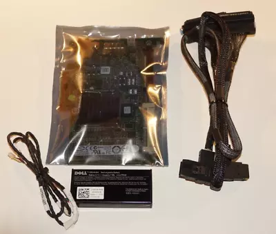 $19.85 • Buy Dell T954J PERC 6/i SAS RAID Controller W/ Cables Batt PowerEdge R710 SFF 68-1