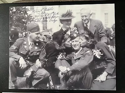 Melvin Biddle Medal Of Honor WW2 Autographed 8x10 Picture • $49.95