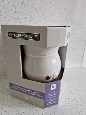 Yankee Candle Kensington Reactive Glaze Electric Wax Melt Warmer Grey Ceramic • £16.99