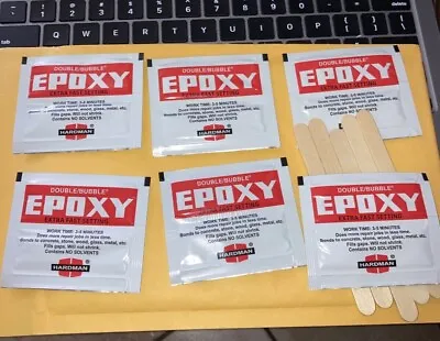 12 Genuine Hardman Double Bubble Red Extra Fast Setting Epoxy  Exp 12/30/25 • $16.10
