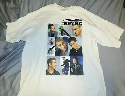 Vintage 1999 NSYNC World Tour T-shirt Size Large Winterland VTG 90s  • $40.07