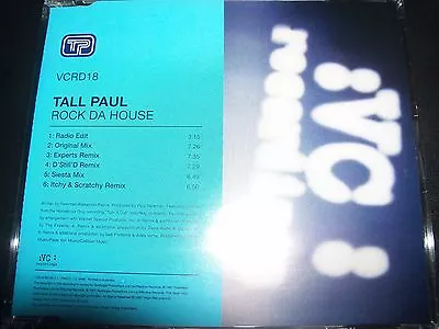 Tall Paul ‎– Rock Da House Australian Remixes CD Single – Like New  • £8.79