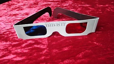 3d Sunglasses Michael Jackson  This Is It  Target Promo Cardboard 2010 • £49