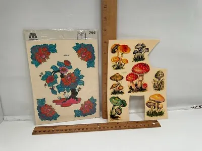 Vintage Lot Meyercord Decals Floral Flowers Mushrooms 5006 1520 Pack(s) • $22.50