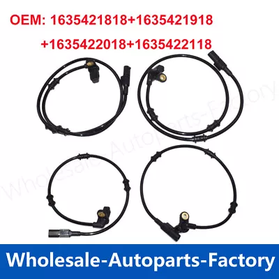 4PCS ABS Wheel Speed Sensor For Benz M-Class W163 ML320 ML350 ML500 ML270 ML400 • $45.99