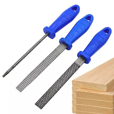 3X File Set Woodworking Wood Rasps Metal File Set High-Quality Carbon Steel Rasp • $16.64