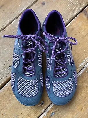 Merrell Barefoot Pace Glove Vibram Running Shoes Purple Women's Size 9 • $44.99