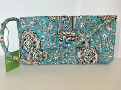 Vera Bradley Knot Just A Clutch Totally Turq Handbag NWT • $19.49